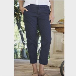 NWT $288 Frank & Eileen WICKLOW Italian Crop Chino Italian Performance Twill 00